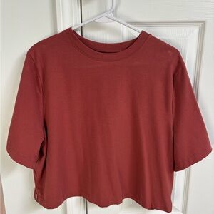 A New Day Brick Red short sleeve tee